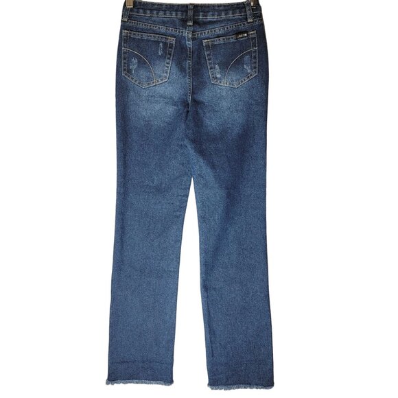 Joes Jeans Eden Relaxed Crop Straight Leg High Rise Raw Hem 26X30 - Picture 3 of 14